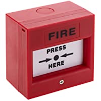 BeMatik - Pulsador Manual de Emergencia para alarmas de Incendios con luz led